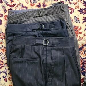 Side Tab Dress Trousers - Set of 3! 33 x 33